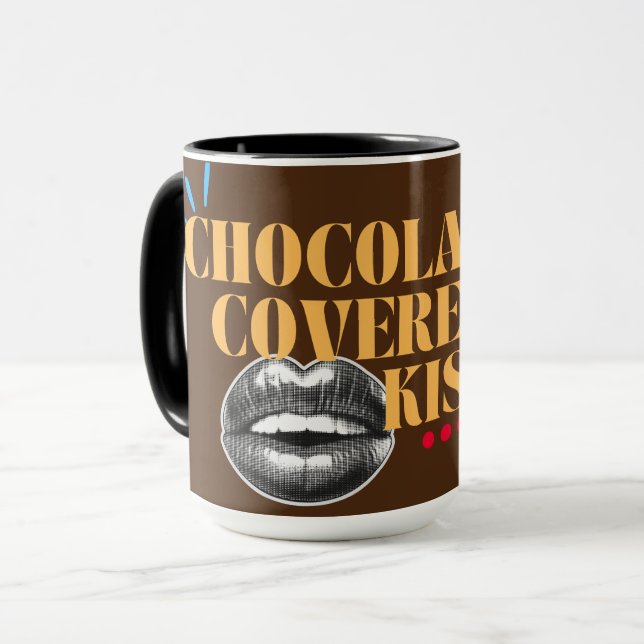 Baisers au chocolat Mug (Devant gauche)