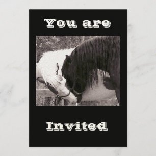 baisers de cheval Invitations