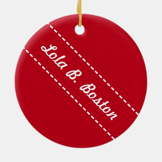 Baisers de sucre de canne - ornement de Lola B. (Dos)