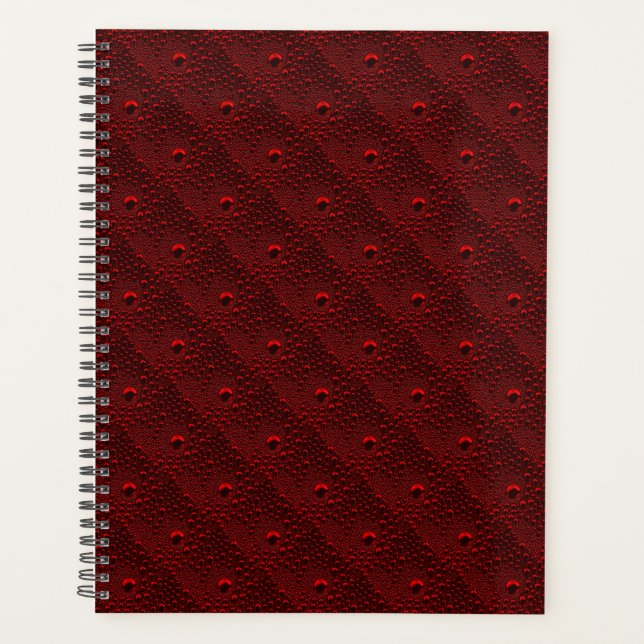 Baisses d'eau sur le métal Crimson (Devant)
