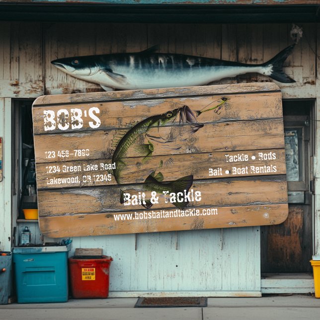 Bait and Tackle Shop Visitenkarte (Von Creator hochgeladen)