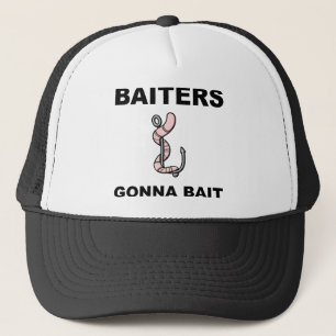 Baiters Gonna Bait Funny Ball Cap Hat Truckerkappe