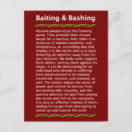 Baiting & Bashing Postcard Postkarte