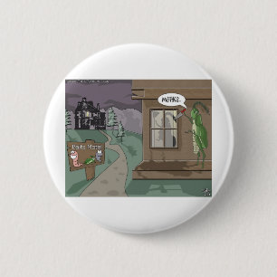 Baits Motel Lustiger Angel Cartoon Geschenke & T-S Button