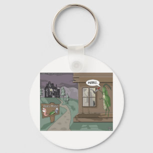 Baits Motel Lustiger Angel Cartoon Geschenke & T-S Schlüsselanhänger