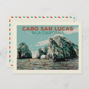 Baja California Cabo San Lucas, Mexiko Postcard Postkarte