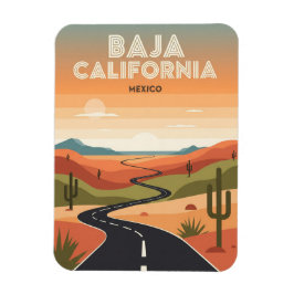 Baja California Mexico Travel Magnet