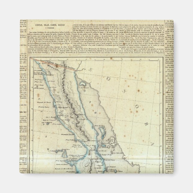 Baja California, Mexiko Magnet (Vorne)