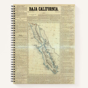 Baja California, Mexiko Notizbuch