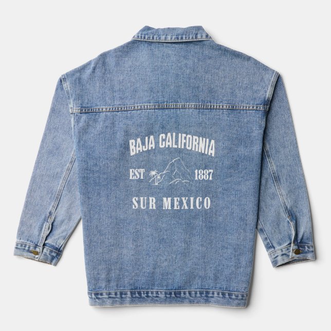 Baja California Sur Jeansjacke (Rückseite)