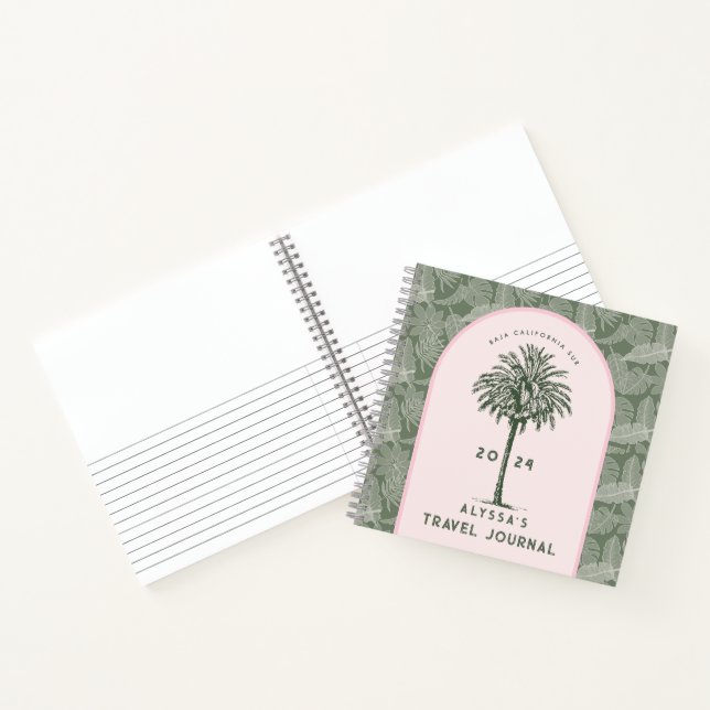 Baja California Sur | Palm Tree Travel Journal Notizbuch (Innenseite)