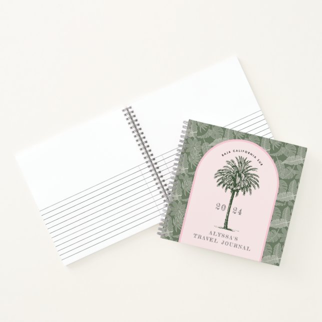 Baja California Sur | Palm Tree Travel Journal Notizbuch (Innenseite)