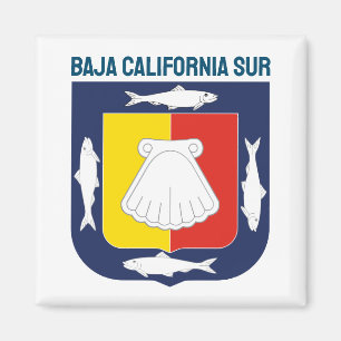 Baja California Sur Wappen Magnet