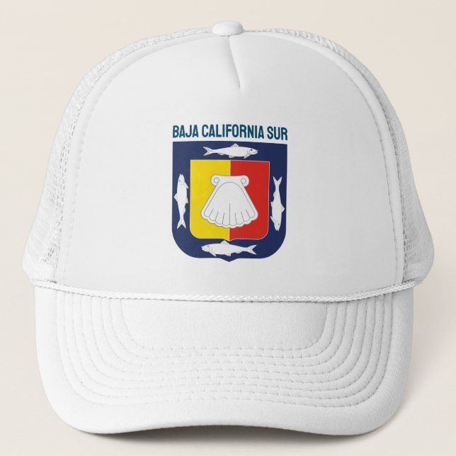 Baja California Sur Wappen Truckerkappe (Vorderseite)