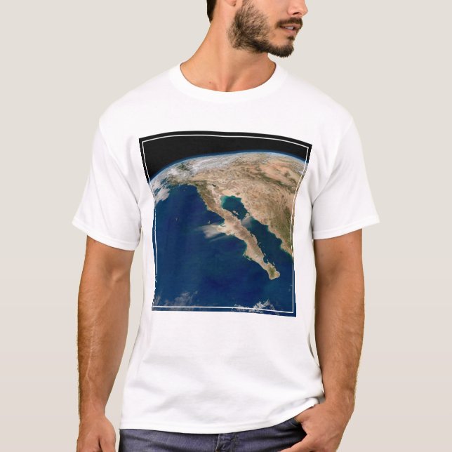 Baja California und die Pazifikküste von Mexiko. T-Shirt (Vorderseite)