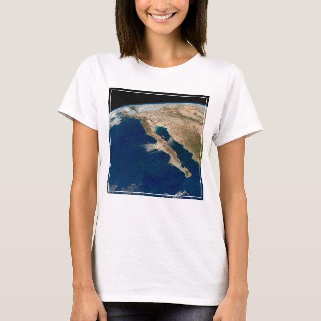 Baja California und die Pazifikküste von Mexiko. T-Shirt (Vorderseite)