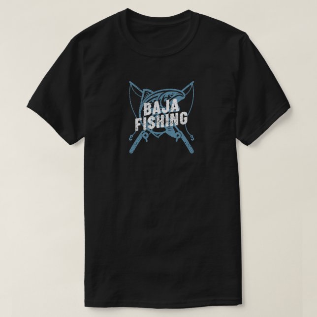 Baja Fishing-Logo T-Shirt (Design vorne)
