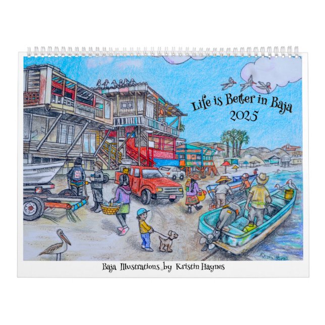 Baja Illustrations Kalender (Titelbild)