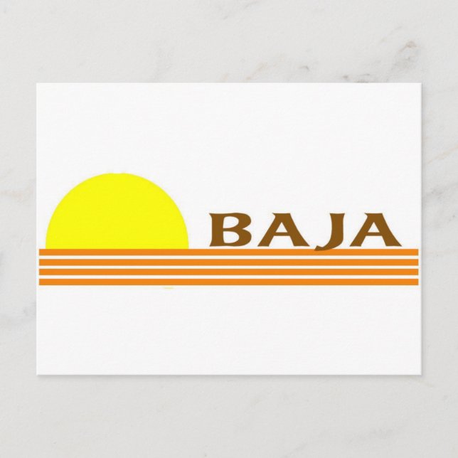Baja Postkarte (Vorderseite)