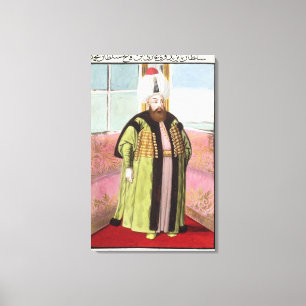 Bajazet (Bayezid) II (c.1447-1512) nannte "Adli", Leinwanddruck