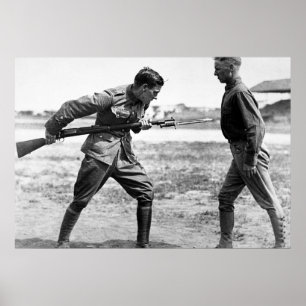 Bajonett-Anweisung Poster