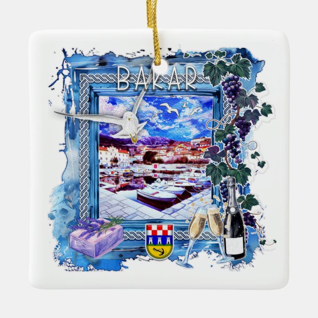 Bakar Keramikornament (Vorderseite)