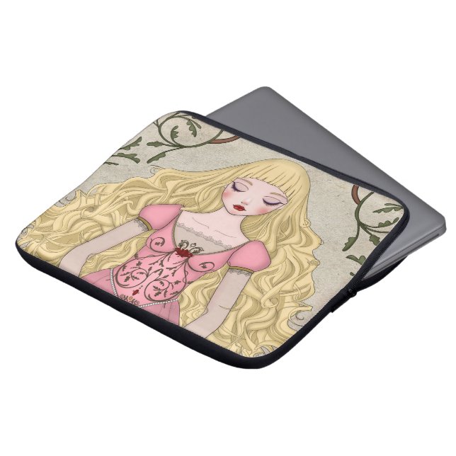bakarti ,(bakarti), The sleeping beauty Laptopschutzhülle (Vorne Oben)