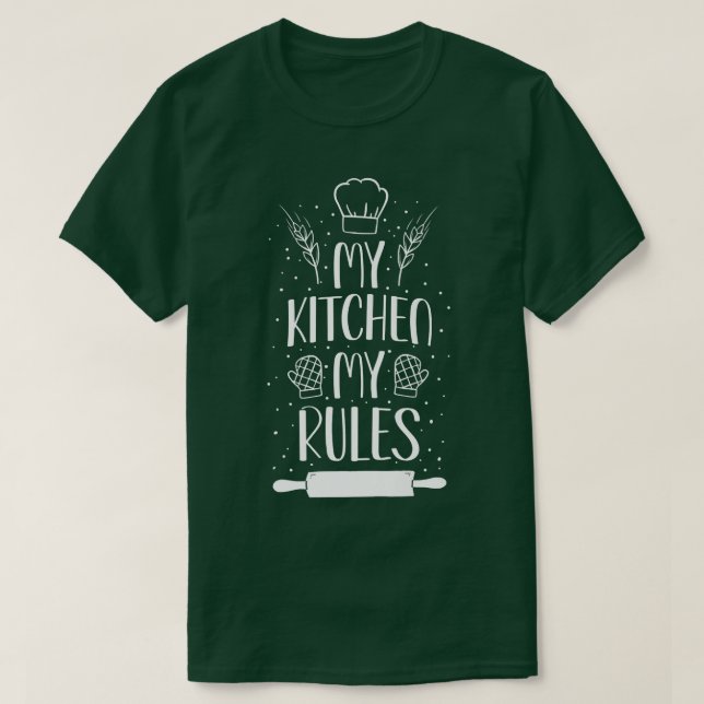 Bake Baking Rolling Pin   45 T-Shirt (Design vorne)