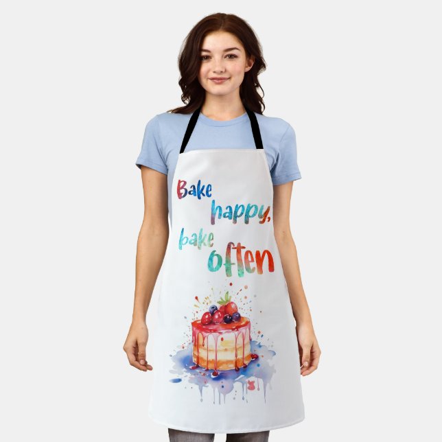 Bake Happy Bake oft Schürze (Getragen)