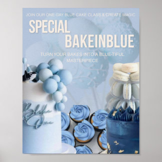 "Bake in Blue: One-Day Bakery Masterclass Poster
