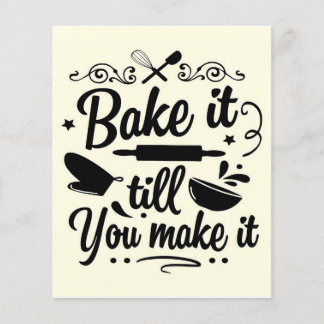 Bake it to make it Basic Flyer