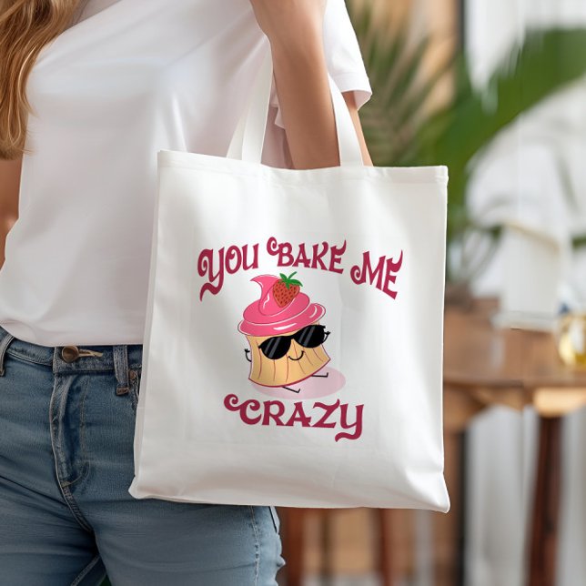 Bake Me Crazy Strawberry Cupcake Sonnenbrille Tragetasche (Von Creator hochgeladen)