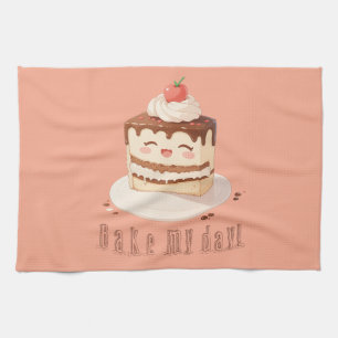 Bake meinen Tag! Geschirrtuch