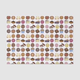 Bake Sale Cookie Kuchen Kuchen Donut Brownie Muffi Seidenpapier