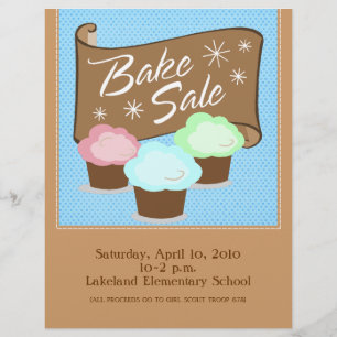 Bake Sale Flugblätter Flyer