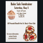 Bake Sale Fundraiser Flyer Cookies & Cupcakes<br><div class="desc">Werben Sie stilvoll für Ihren Kuchenverkauf mit diesen Flyern, die ein Foto-Bild einiger lecker aussehender Süßigkeiten enthalten: einen schokoladen mattierten Kuchen und einige Kekse mit Schokoladeneis und Kirschzentren. Füllen Sie die leeren Felder aus, um diese Flyer mit Ihren Organisations- und Veranstaltungsinformationen leicht zu personalisieren. Gewollt, Produkte oder andere Optionen zu...</div>