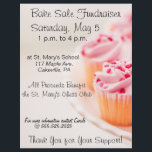 Bake Sale Fundraiser Flyer Pink Cupcakes Design<br><div class="desc">Werben Sie stilvoll für Ihren Kuchenverkauf mit diesen Flyern, die eine Foto-Illustration einiger lecker aussehender rosafarbener Kuchen enthalten. Füllen Sie die leeren Felder aus, um diese Flyer mit Ihren Organisations- und Veranstaltungsinformationen leicht zu personalisieren. Gewollt, Produkte oder andere Optionen zu koordinieren? Karo in unserer Sammlung Fundraiser und Volunteers.</div>