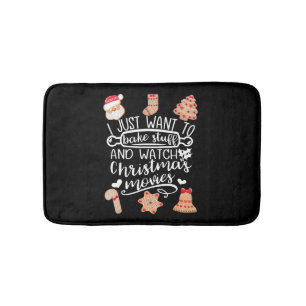 Bake Stuff und schauen Weihnachtsfilme Badematte