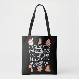Bake Stuff und schauen Weihnachtsfilme Tasche