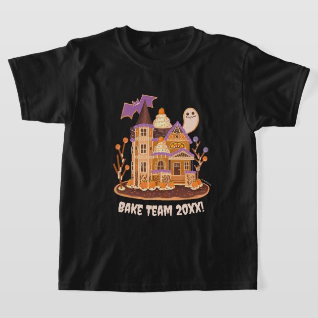 Bake Team Halloween Bake Off Black Kid's T-Shirt (Ablage )