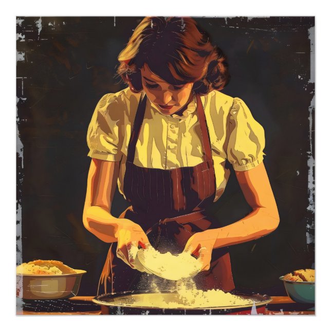 Bake Vintag Fotodruck (Vorne)