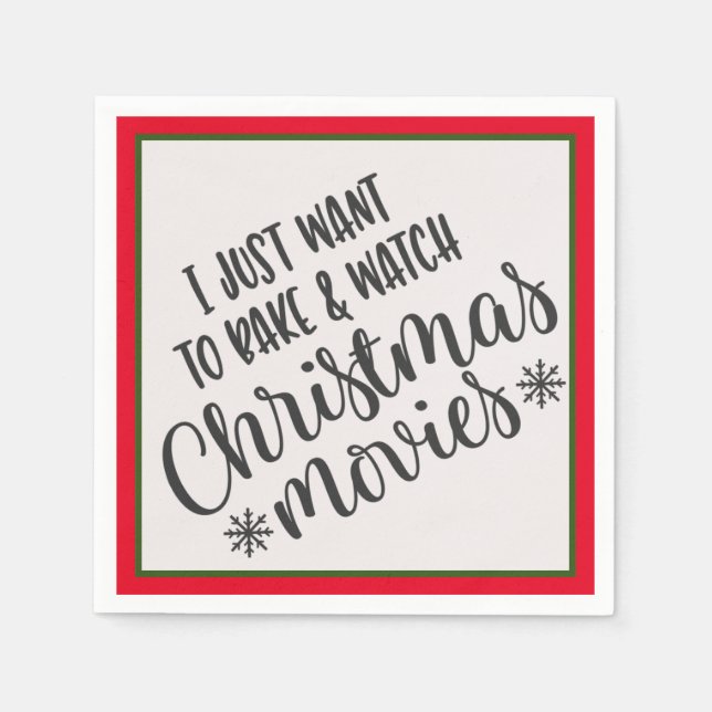 Bake & Watch Serviette (Vorderseite)