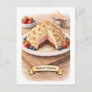Baked Alaska (Amerikanische Food-Serie) Postkarte