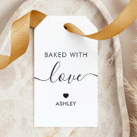 Baked With Love Tag, Homemade Gift Tag, Kraft
