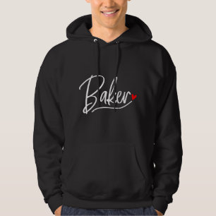 Baker Backendes Herz Hoodie
