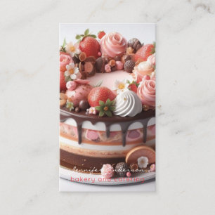 Baker Bakery Business Cards Visitenkarte