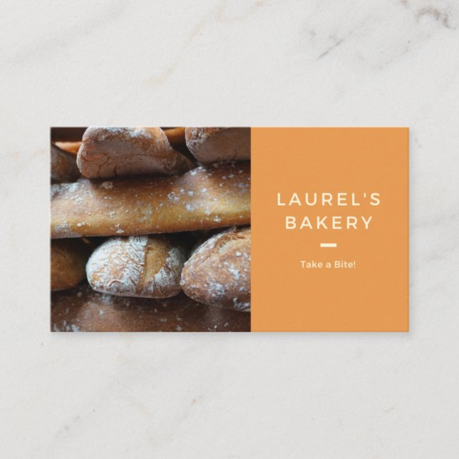 Baker Business Card Visitenkarte (Vorderseite)