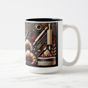 Baker & Cake Artist Zweifarbige Tasse