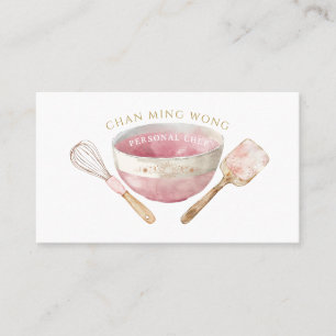 Baker Chef Caterer Carte de visite