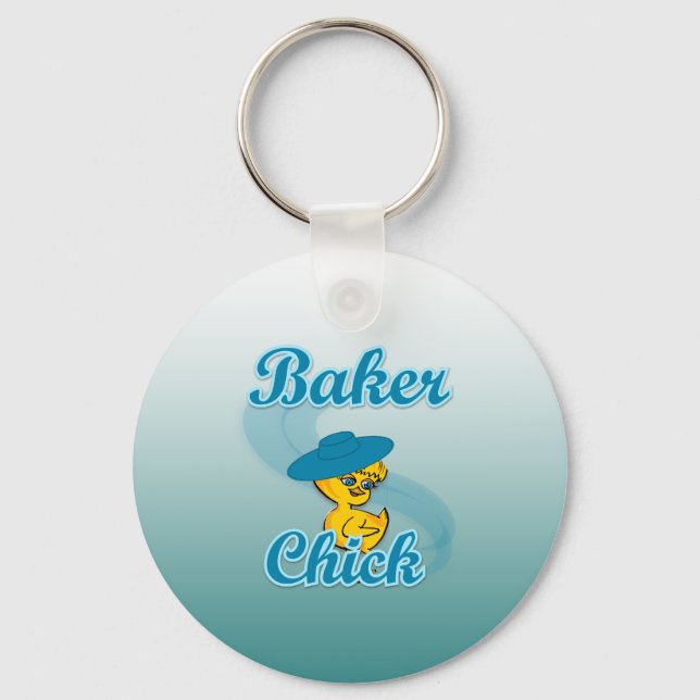 Baker Chick #3 Schlüsselanhänger (Vorderseite)
